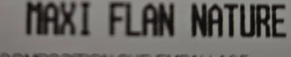 Maxi flan nature
