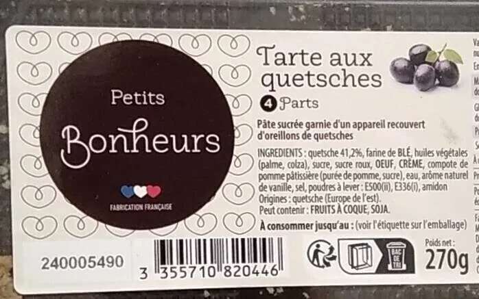 Tarte aux quetsches