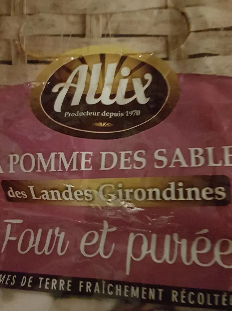 Pomme de terre " la pomme des sables "