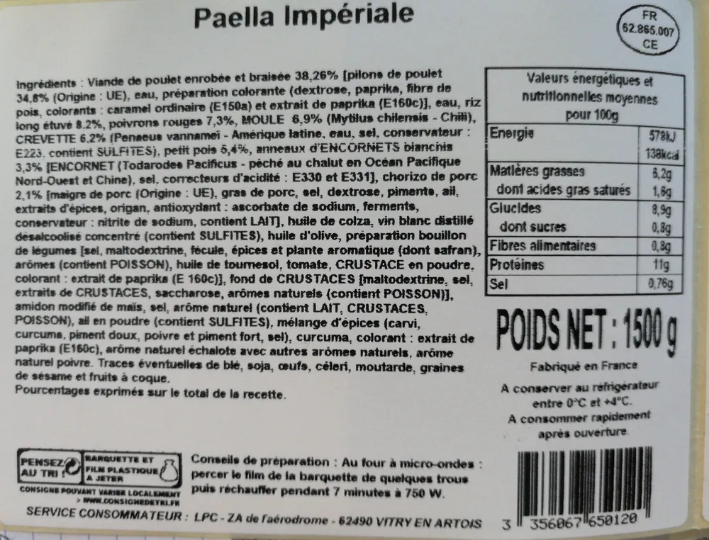Paella imperiale