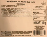 Aiguillettes de poulet aux trois fromages