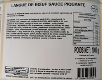 Langue de bœuf sauce piquante