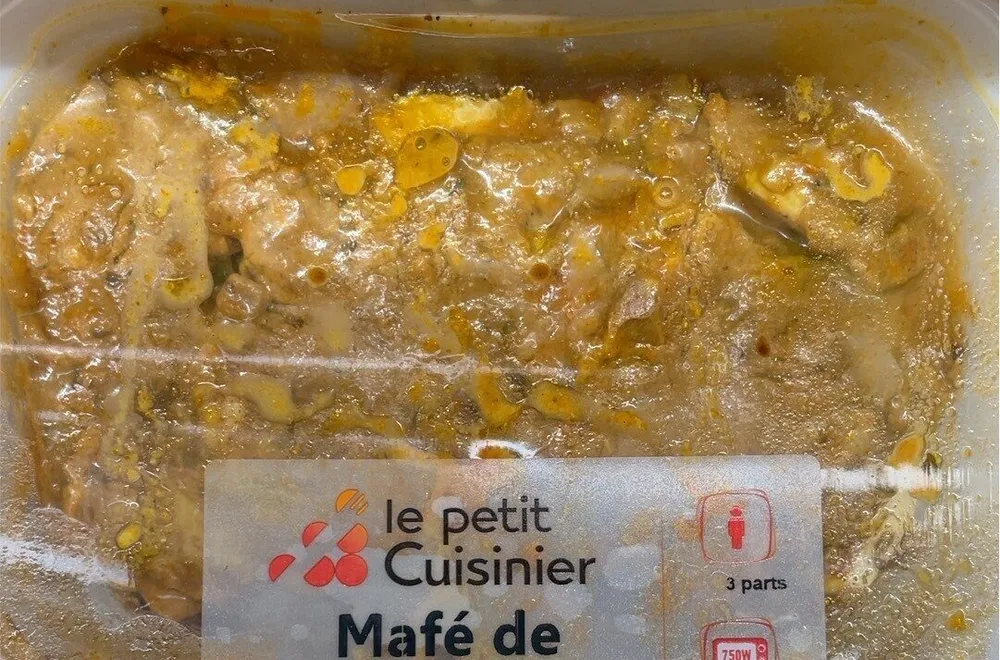 Mafé de poulet eg riz