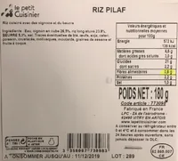 Riz pilaf