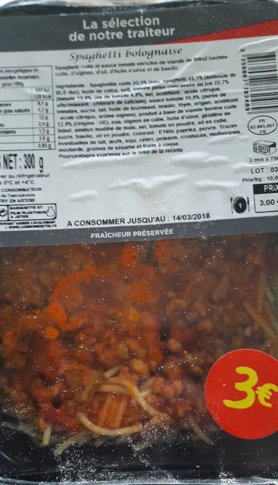 Spaghetti bolognaise