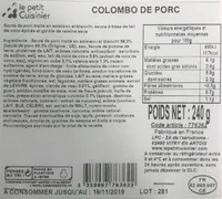 Colombo de porc