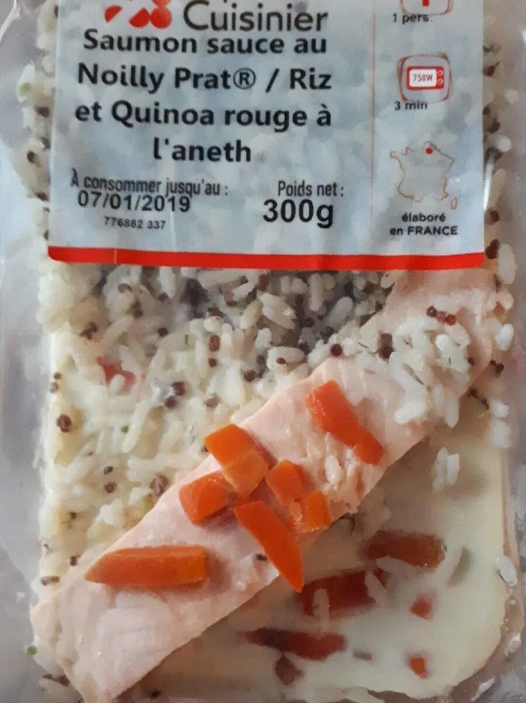 Saumon sauce au Noilly Prat