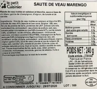 Sauté de veau Marengo