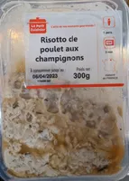 Risotto de poulet aux champignons