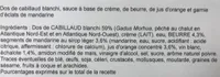 Dos de cabillaud sauce au beurre d'agrumes