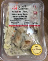 Rable de lapin sauce aux deux moutardes