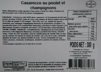 Casarecce au poulet et champignons