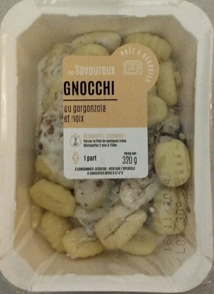 Gnocchi au gorgonzola et noix