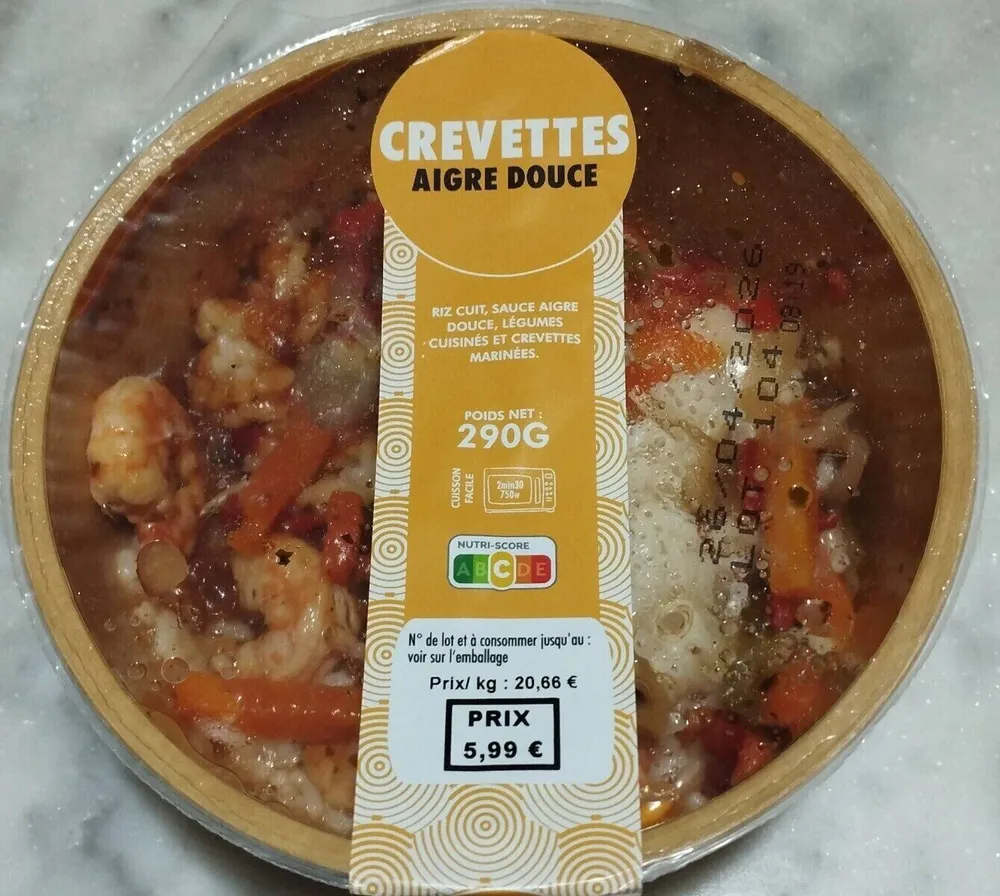 Crevettes aigre douce