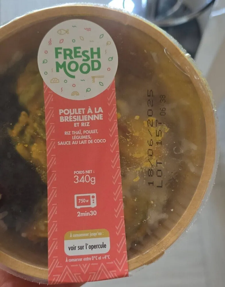 Poulet à la brésilienne et riz