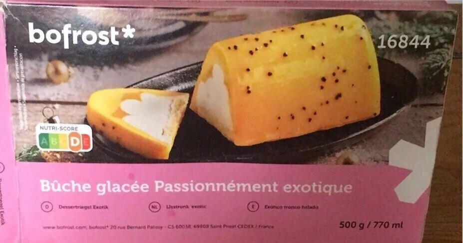 Buche glacée Passionnément Exotique