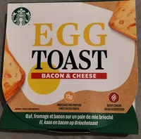 Egg toast bacon & cheese