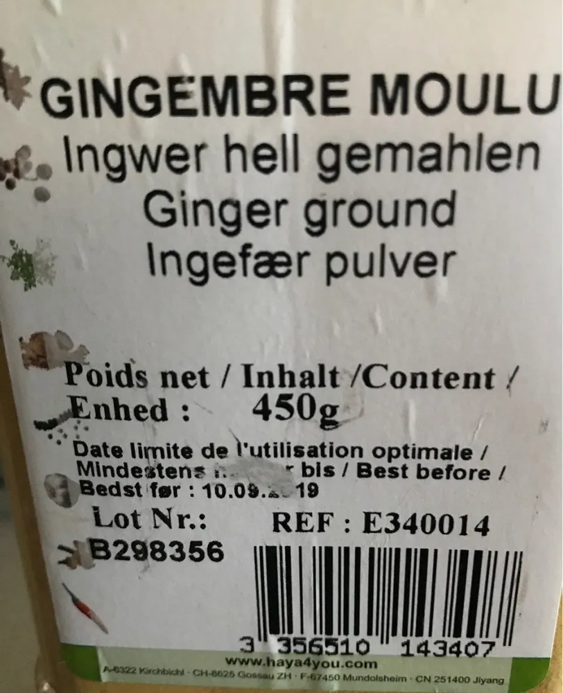 Gingembre Moulu