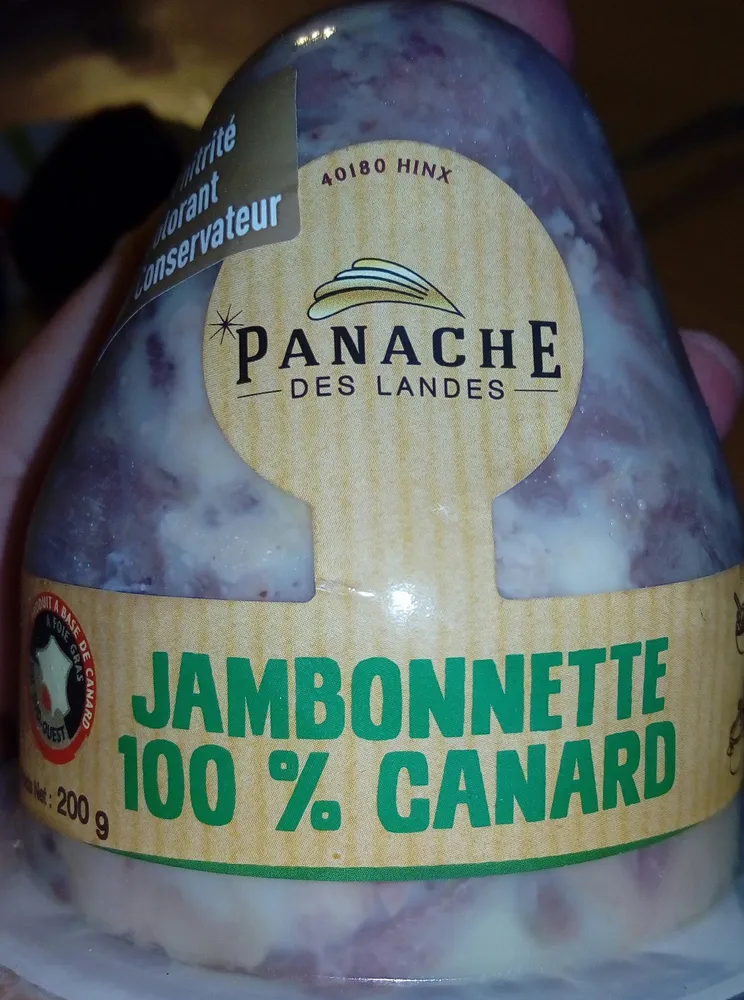 Jambonnette 100% canard