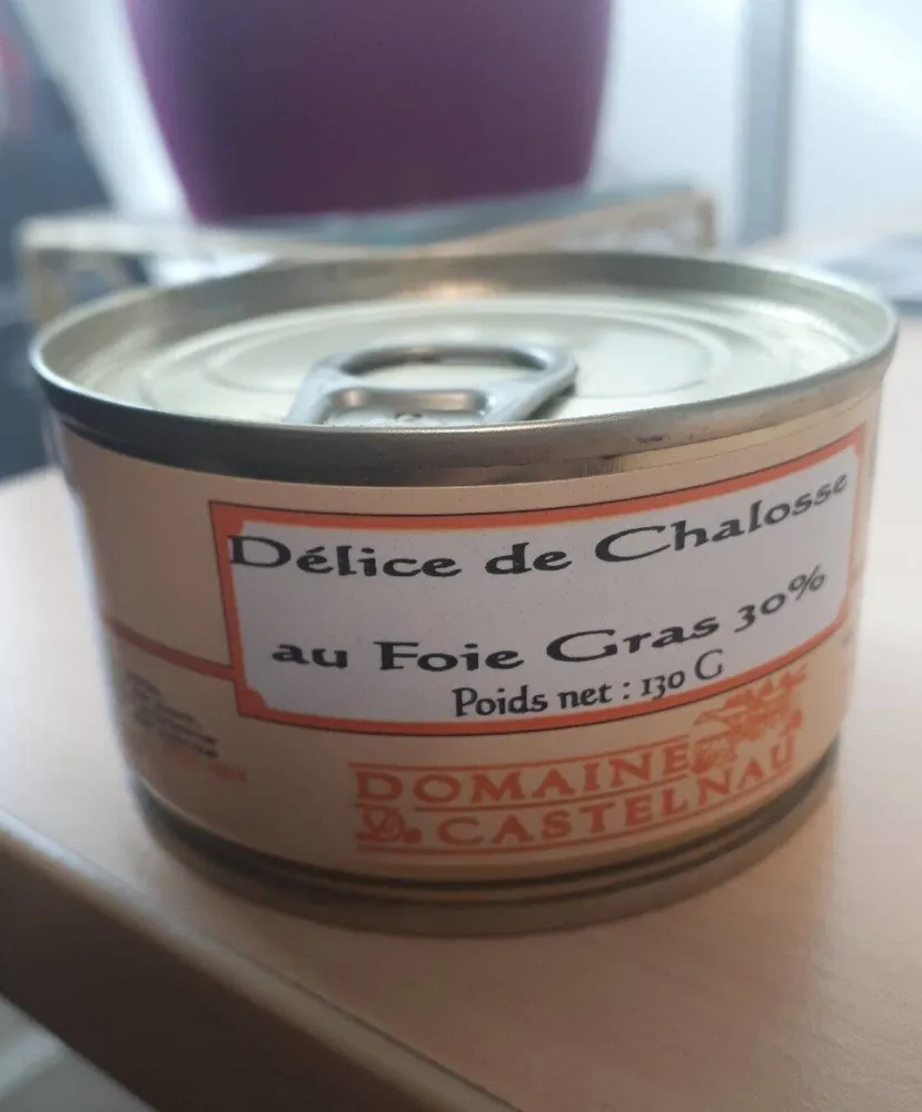 Délice de chalosse au foie gras 30%