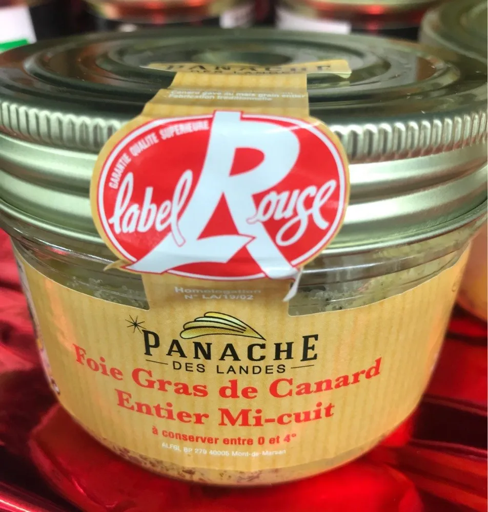 Foie gras de canard entier mi-cuit