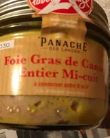 Foie gras de canard entier mi cuit des Landes Label Rouge