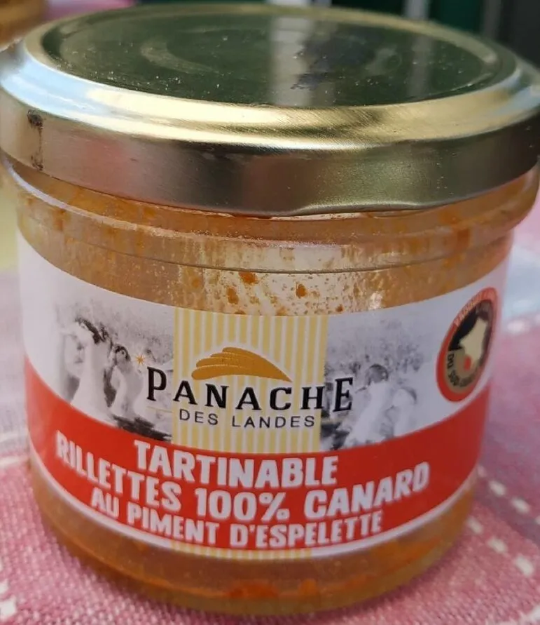 Tartinable rillettes 100% canard au piment d'Espelette