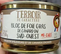 Bloc de foie gras de canard du Sud-Ouest