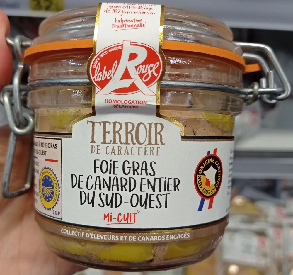 Foie gras de canard entier du Sud-Ouest