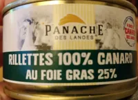 Rillettes 100% canard au foie gras 25%