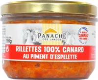Rillettes 100% canard  au piment d'Espelette