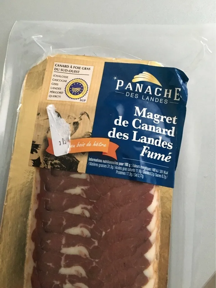 Magret de canard des Landes fumé
