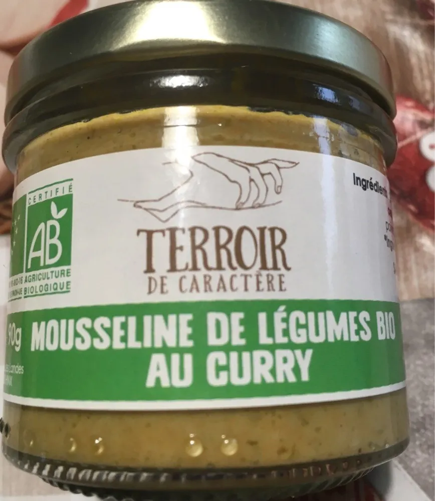 Mousseline de legumes bio au curry