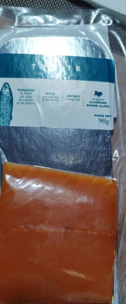 Pavé de truite fumée