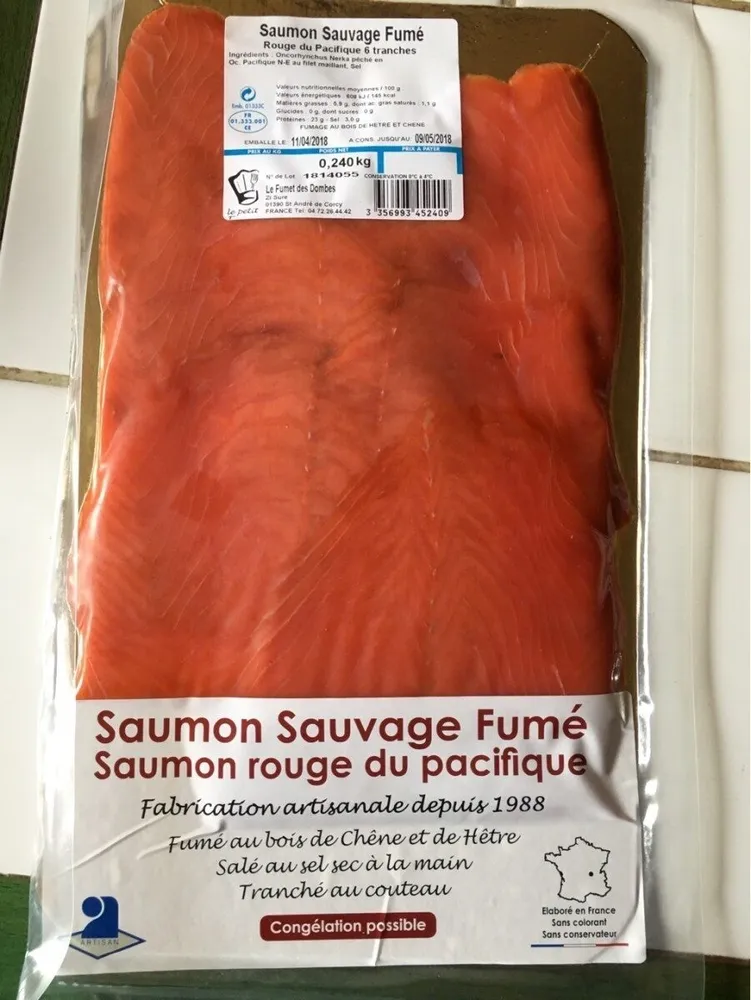 Saumon sauvage fume