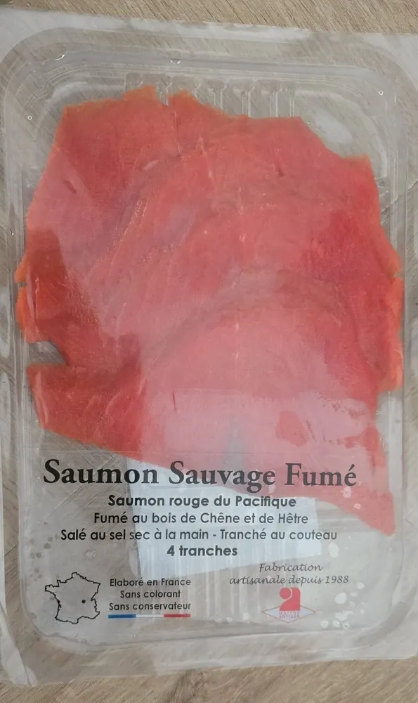Saumon sauvage fumé