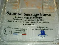 Saumon sauvage fumé rouge du Pacifique
