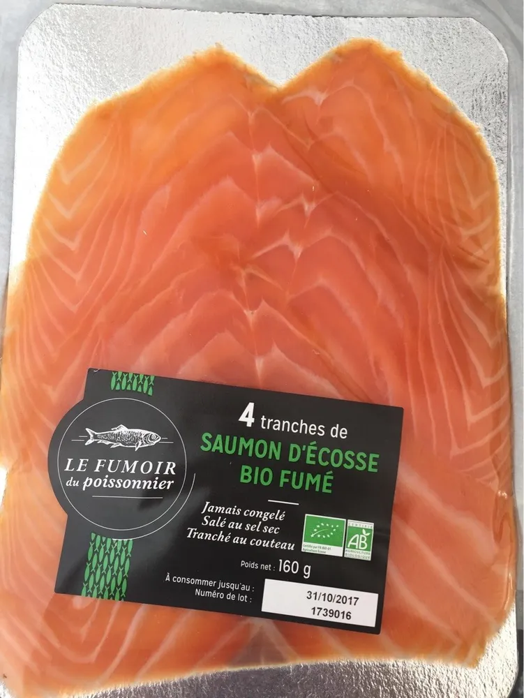 Saumon Fumé d’Écosse Bio