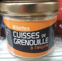 Rillettes cuisses de grenouille à l'aligoté