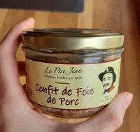 Confit de foie porc le père Jean