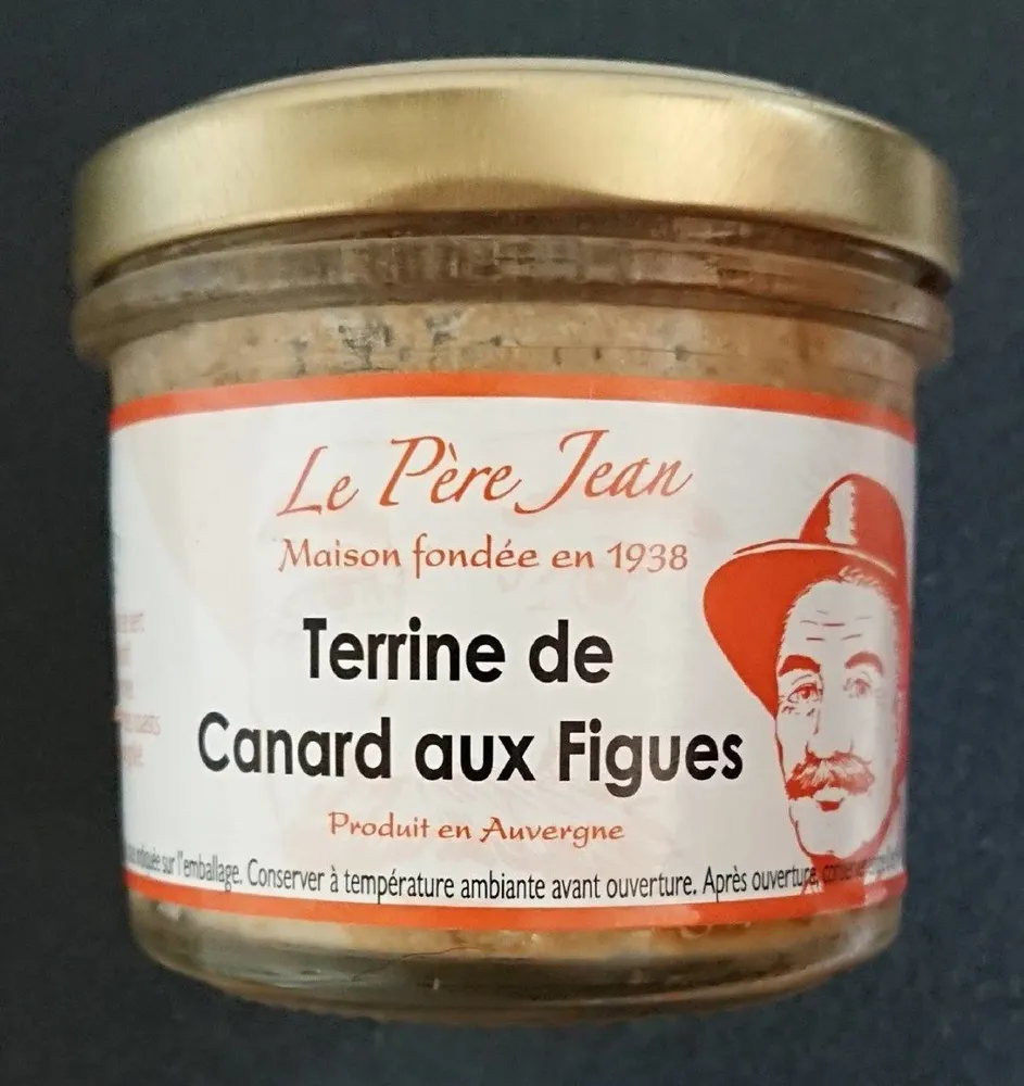 Terrine de canard aux figues