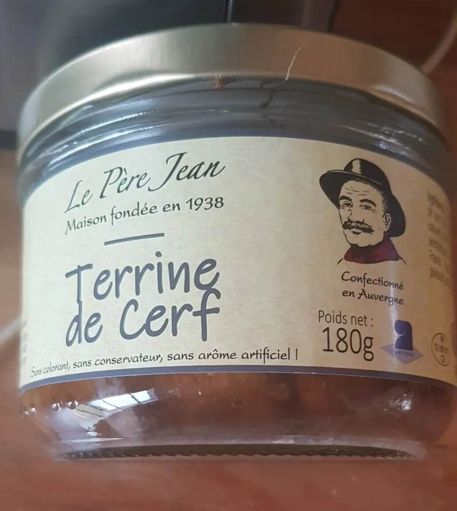 Le père jean terrine de cerf