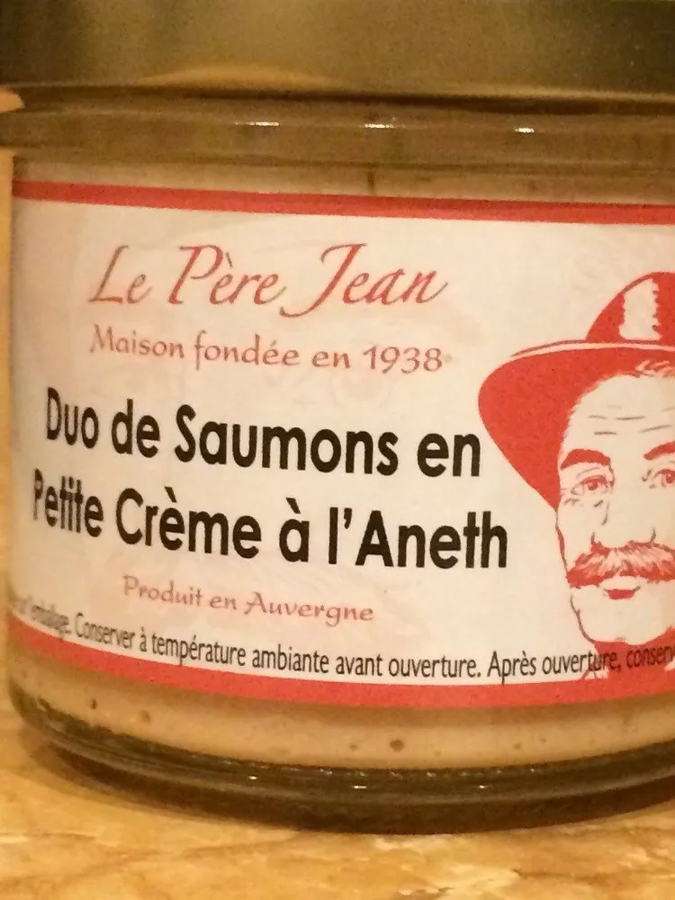 Duo de saumon en petite creme a l'aneth