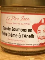 Duo de saumon en petite creme a l'aneth