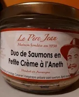 Duo de saumons en petite crème à l'aneth