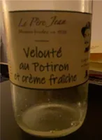 Veloute au potiron et creme fraîche