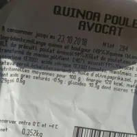 Quinoa Poulet Avocat
