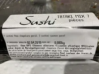 Sushi Tataki mixte 7pièces