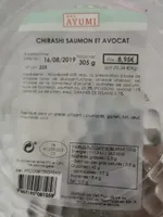 Chirashi saumon et avocat