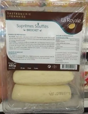 Suprême Soufflé, Brochet, Les 4 Suprêmes De 120g